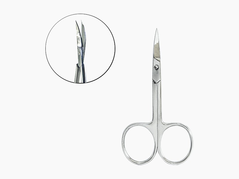 Ciseaux à ongles courbés en acier inoxydable | qualité professionnelle