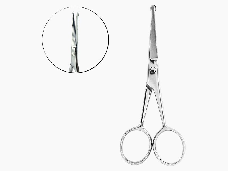 Ciseaux lentilles pour éliminer les poils du nez et des oreilles