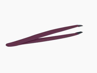 Pince à épiler inox mors carrés