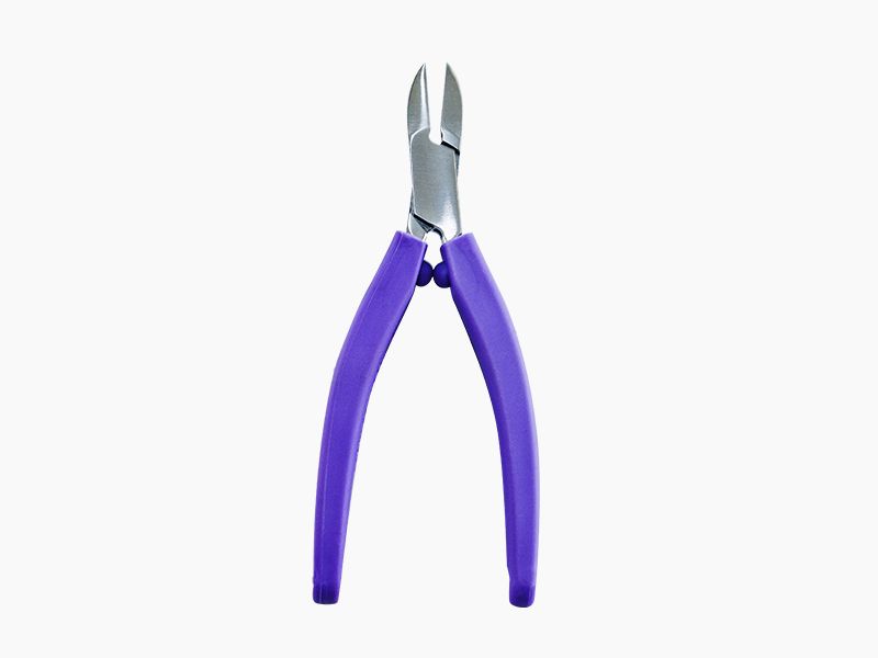 Pince à ongles | Inox | Mors concaves | Manche en élastomère