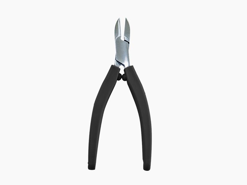 Pince à ongles | Inox | Mors concaves | Manche en élastomère