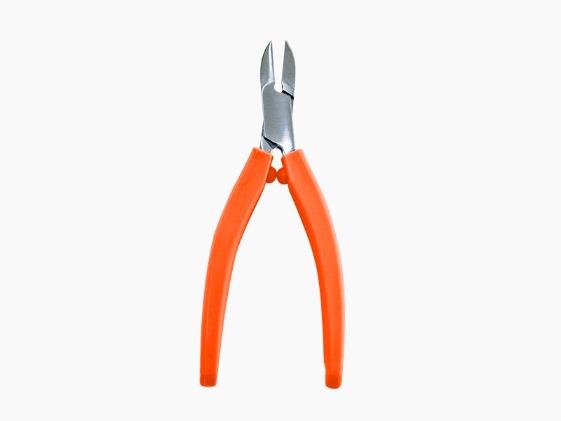 Pince à ongles | Inox | Mors concaves | Manche en élastomère