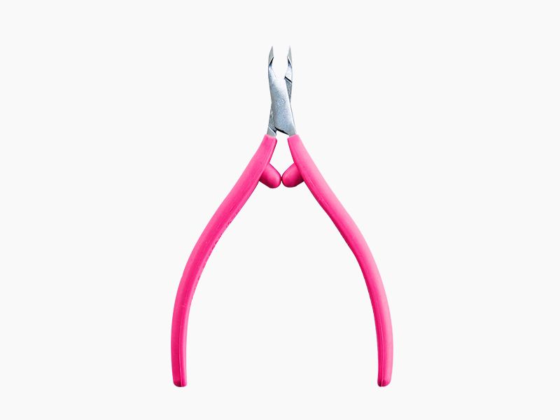 Pince à envies/cuticules mors 3mm inox légèrement concaves