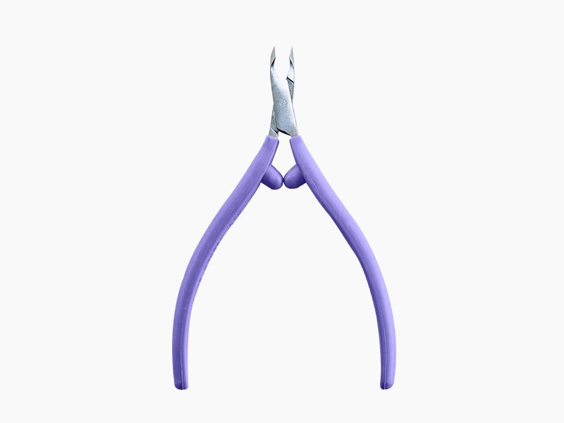 Pince à envies/cuticules mors 3mm inox légèrement concaves